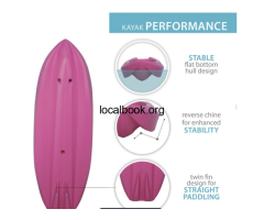 Lifetime 90098 Wave Youth 6' Solo Kayak - Pink - 2