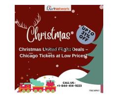 +1-844-414-9223 Christmas United Flight Deals to Chicago