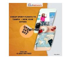 +1-844-414-9223 Cheap Spirit Flights to Tampa  – New Year Offers