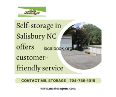 Self-storage Salisbury NC facilities focus on service and support