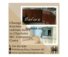 Change kitchen cabinet doors in Charlotte NC: Know Your Options