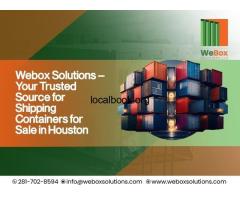 Shipping Container for Sale in Houston, Texas – WeBox Solutions