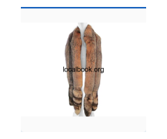 CYRSTAL FOX DYED DOUBLE ROW FLING W/TAILS