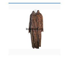 NATURAL DEMI BUFF MINK COAT W/SHAWL COLLAR, SLASH POCKETS