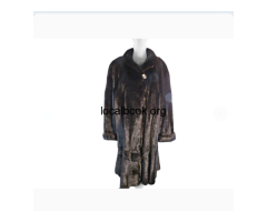 XX DARK RANCH MINK SKIN ON SKIN 7/8 SWING COAT