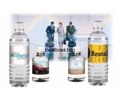 Advertisement for Water Bottles