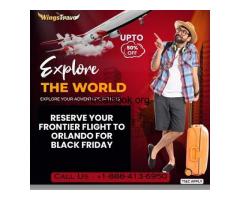 +1-888-413-6950 Your Frontier Flight to Orlando for Black Friday