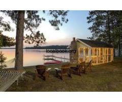 Cabin Rental in the Upper Peninsula Outdoor Relaxation Stay