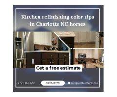 Kitchen refinishing color guide for Charlotte NC kitchens