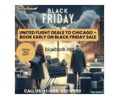 +1-888-413-6950 United Flight Deals to Chicago – Book Early
