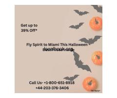 +1-800-651-8918 Fly Spirit to Miami This Halloween