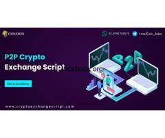 Empower Your Business with Our  P2P Crypto Exchange Script