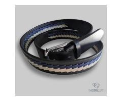 Shop Online Unisex Black Leather Belt CanterCart