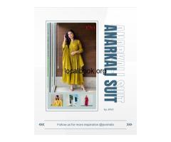 Buy Cotton Anarkali Suit Sets at JOVI India - 3